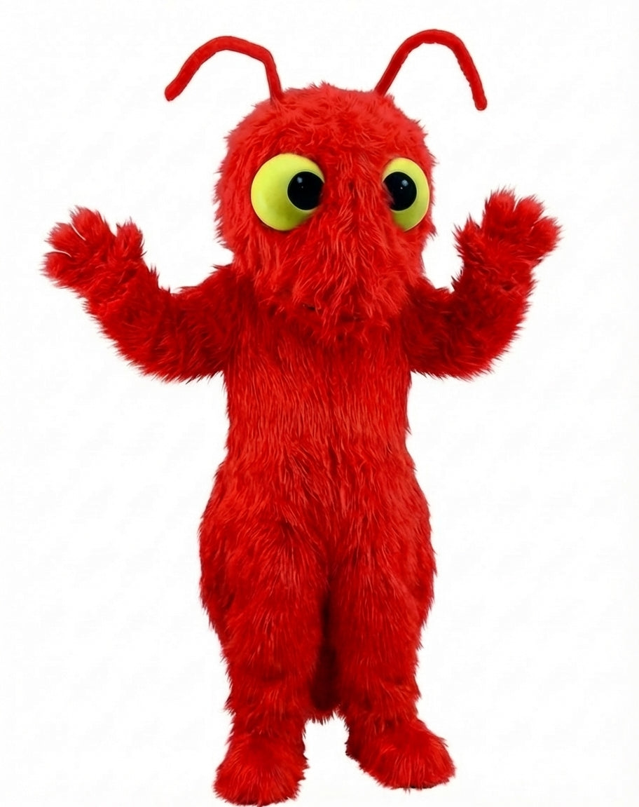 Red Fire Ant Mascot (Thermolite) - Long fur / Red mascot costume