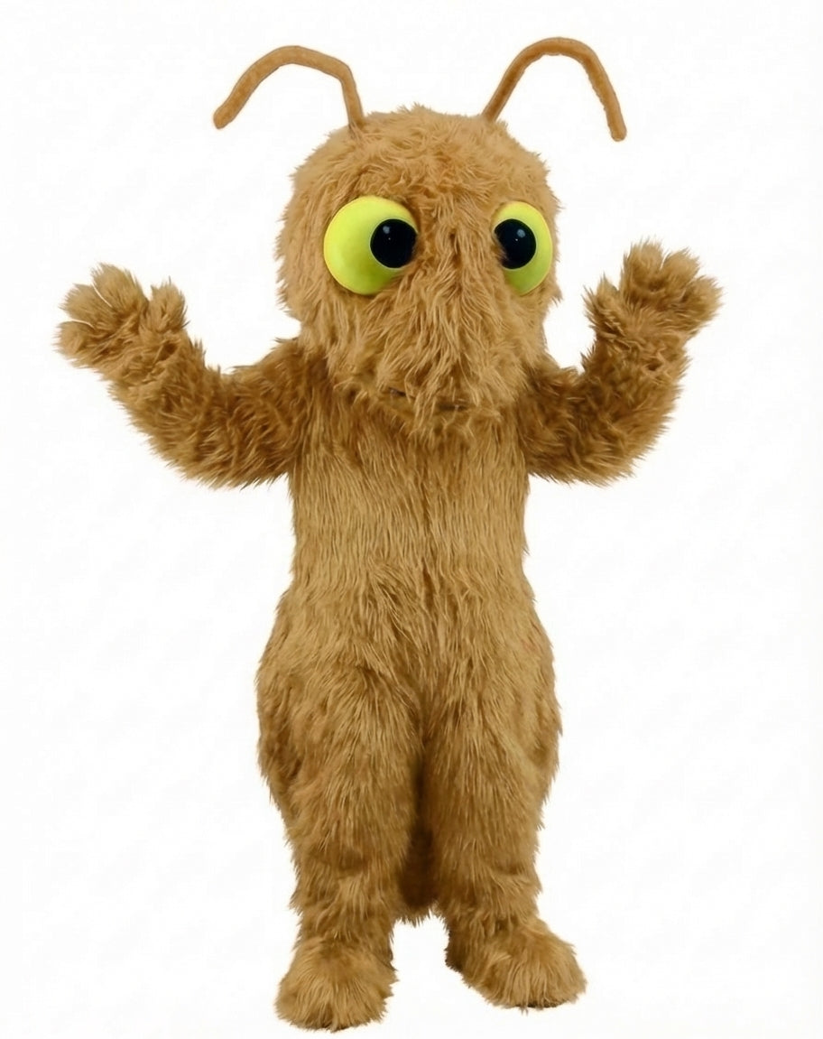 Red Fire Ant Mascot (Thermolite) - Long fur / Tan mascot costume