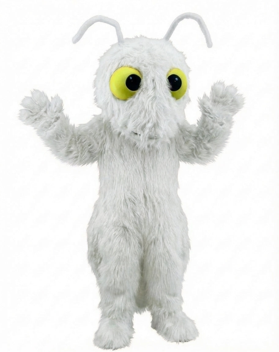 Red Fire Ant Mascot (Thermolite) - Long fur / White mascot costume