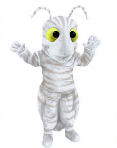 Red Fire Ant Mascot (Thermolite) - Short fur / Albino Tiger mascot costume
