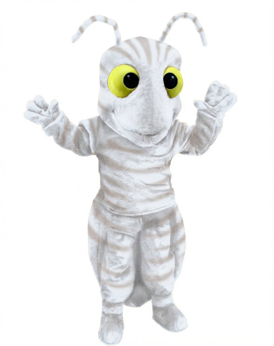 Red Fire Ant Mascot (Thermolite) - Short fur / Albino Tiger mascot costume
