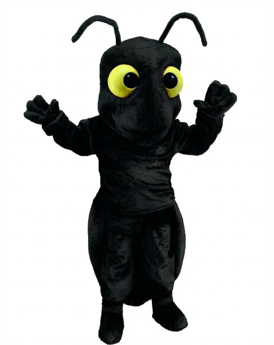 Red Fire Ant Mascot (Thermolite) - Short fur / Black mascot costume