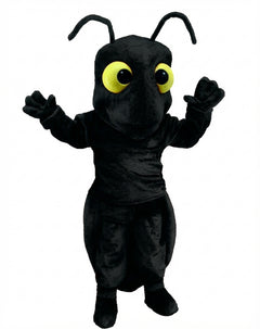 Red Fire Ant Mascot (Thermolite) - Short fur / Black mascot costume