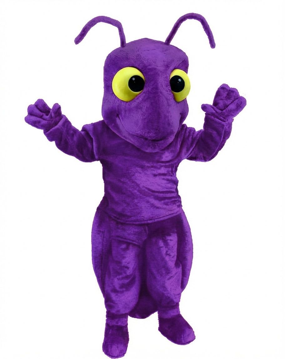 Red Fire Ant Mascot (Thermolite) - Short fur / Purple mascot costume