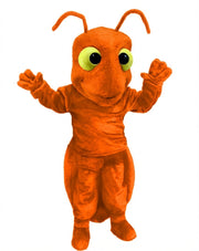 Red Fire Ant Mascot (Thermolite) - Short fur / Tiger Orange mascot costume