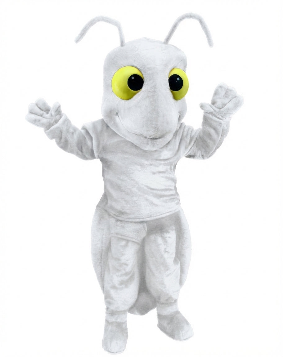 Red Fire Ant Mascot (Thermolite) - Short fur / White mascot costume