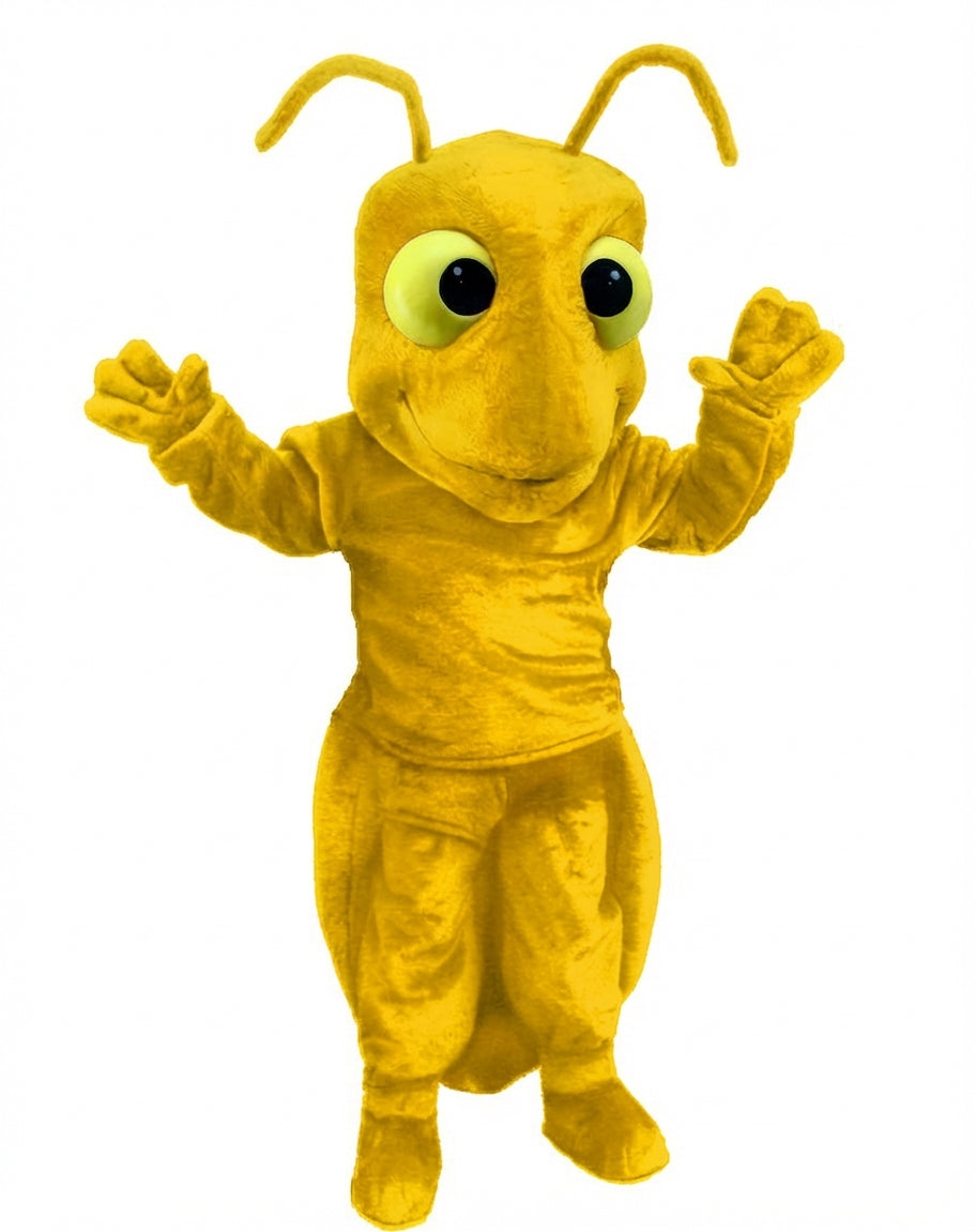 Red Fire Ant Mascot (Thermolite) - Short fur / Yellow mascot costume