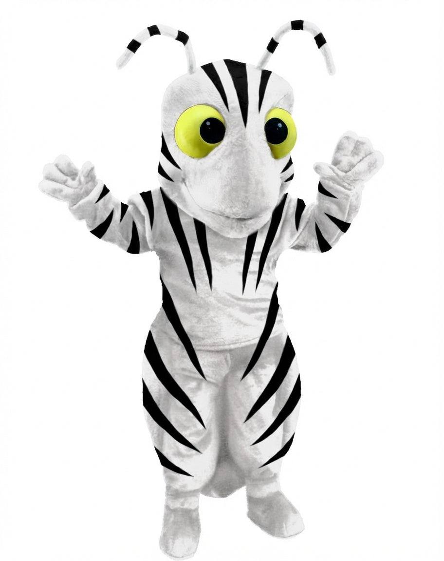 Red Fire Ant Mascot (Thermolite) - Short fur / Zebra mascot costume