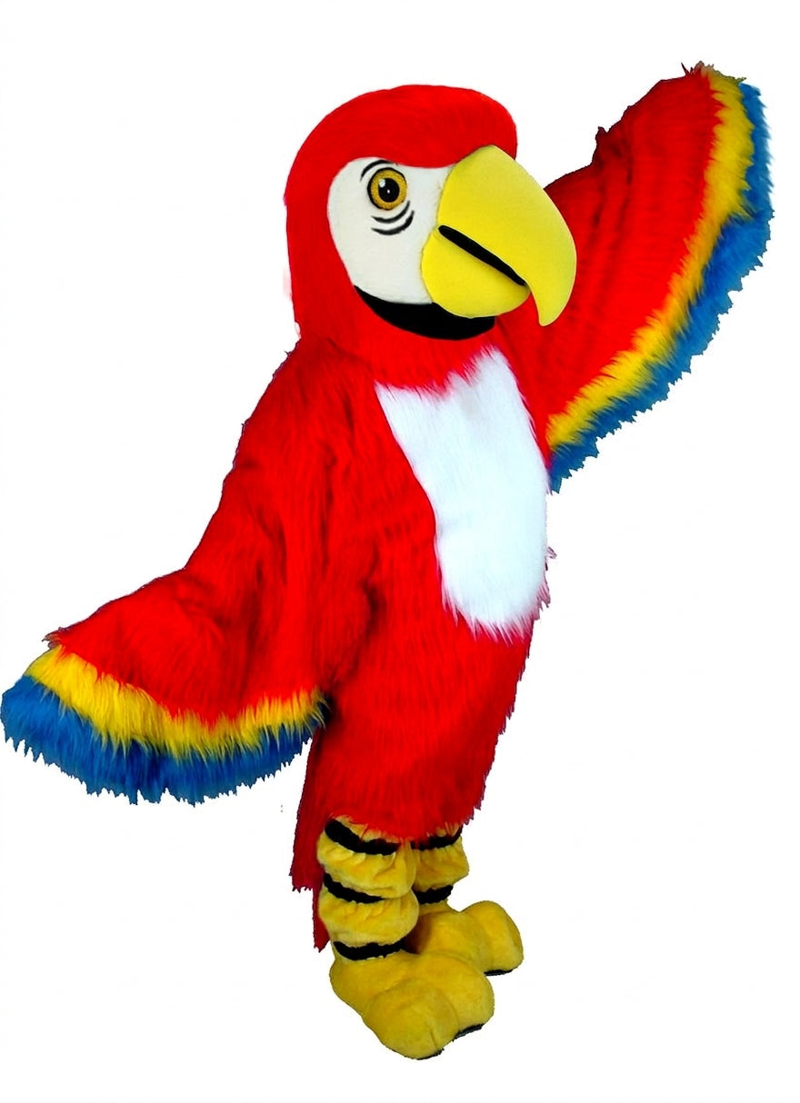 Red Macaw Mascot Costume (Thermolite) - professional mascot costume from The Mascot Store