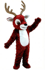 Reindeer Mascot (Thermolite) - Long fur / Red mascot costume