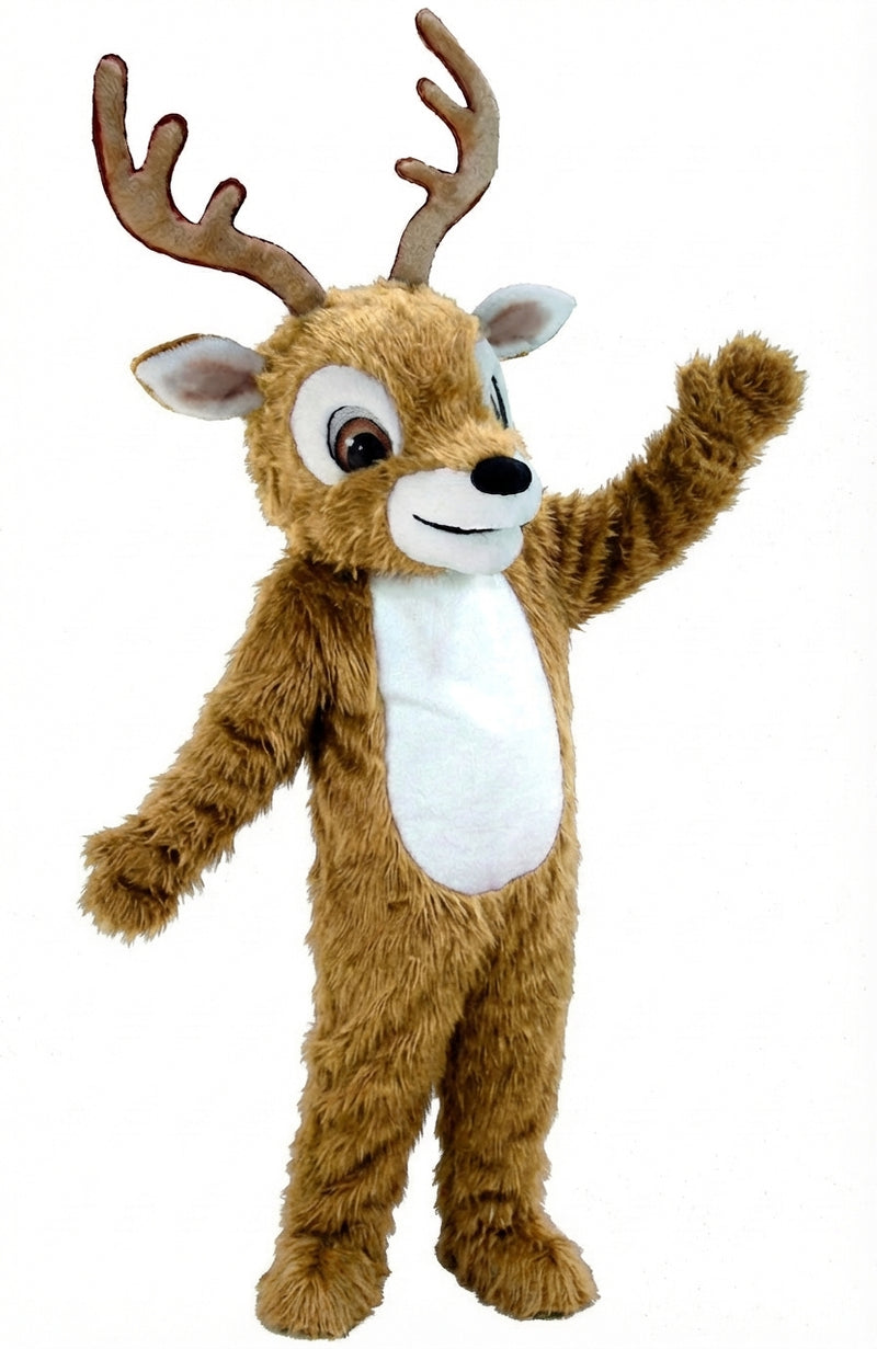 Reindeer Mascot (Thermolite) - Long fur / Tan mascot costume