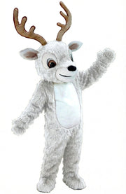 Reindeer Mascot (Thermolite) - Long fur / White mascot costume