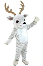 Reindeer Mascot (Thermolite) - Short fur / Albino Tiger mascot costume