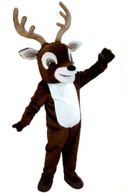 Reindeer Mascot (Thermolite) - Short fur / Chocolate Brown mascot costume