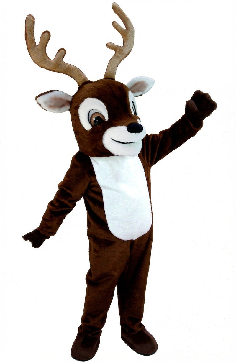 Reindeer Mascot (Thermolite) - Short fur / Chocolate Brown mascot costume