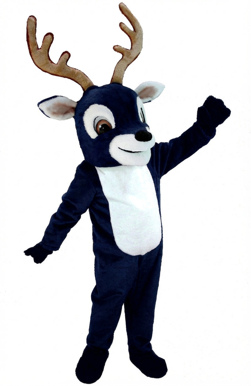Reindeer Mascot (Thermolite) - Short fur / Navy Blue mascot costume