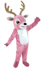Reindeer Mascot (Thermolite) - Short fur / Pink mascot costume