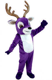 Reindeer Mascot (Thermolite) - Short fur / Purple mascot costume