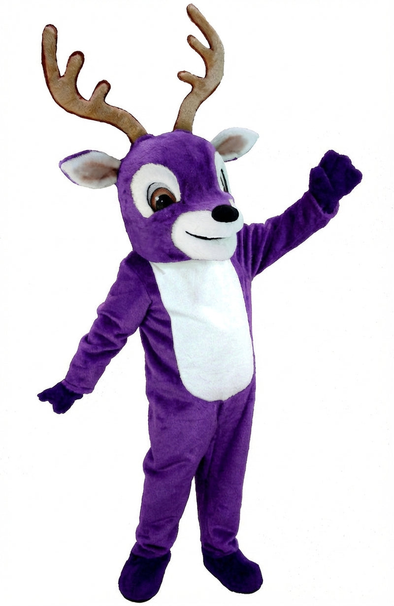 Reindeer Mascot (Thermolite) - Short fur / Purple mascot costume