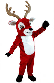 Reindeer Mascot (Thermolite) - Short fur / Red mascot costume