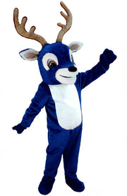 Reindeer Mascot (Thermolite) - Short fur / Royal blue mascot costume
