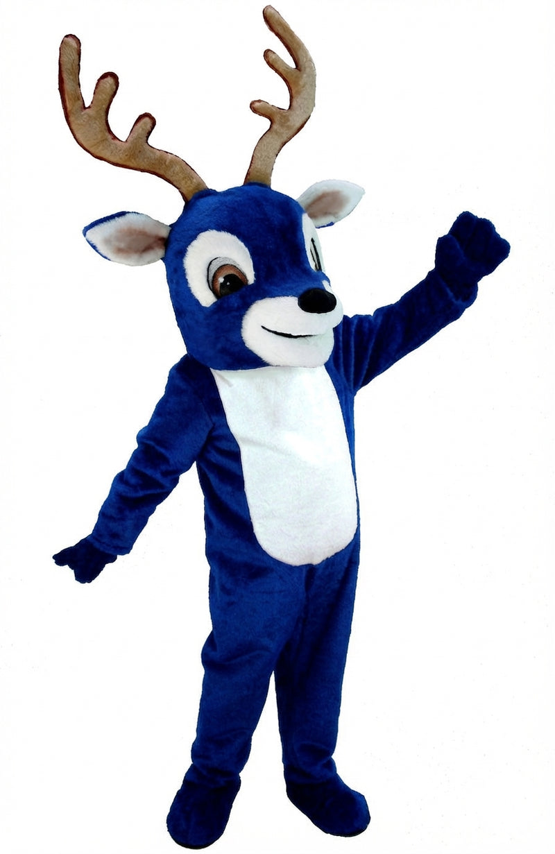 Reindeer Mascot (Thermolite) - Short fur / Royal blue mascot costume