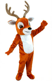 Reindeer Mascot (Thermolite) - Short fur / Tiger Orange mascot costume