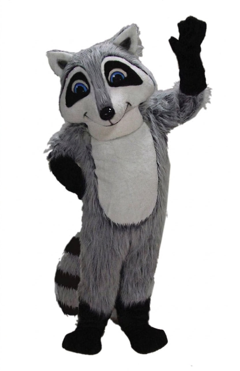 Ricky Raccoon Mascot Costume - professional mascot costume from The Mascot Store