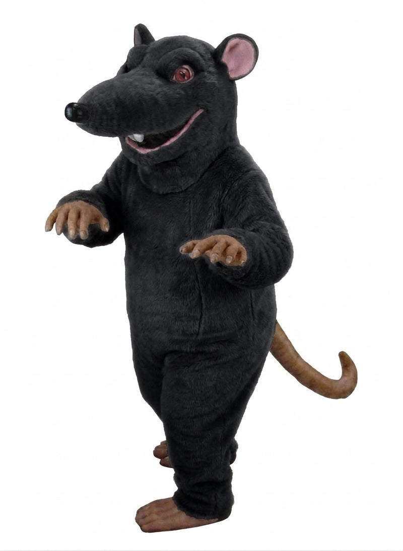 Rink Rat Mascot - Short fur / Black mascot costume