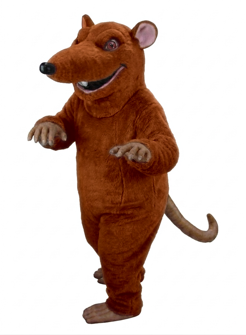 Rink Rat Mascot - Short fur / Rust mascot costume