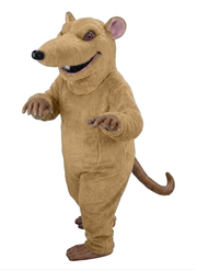 Rink Rat Mascot - Short fur / Tan mascot costume
