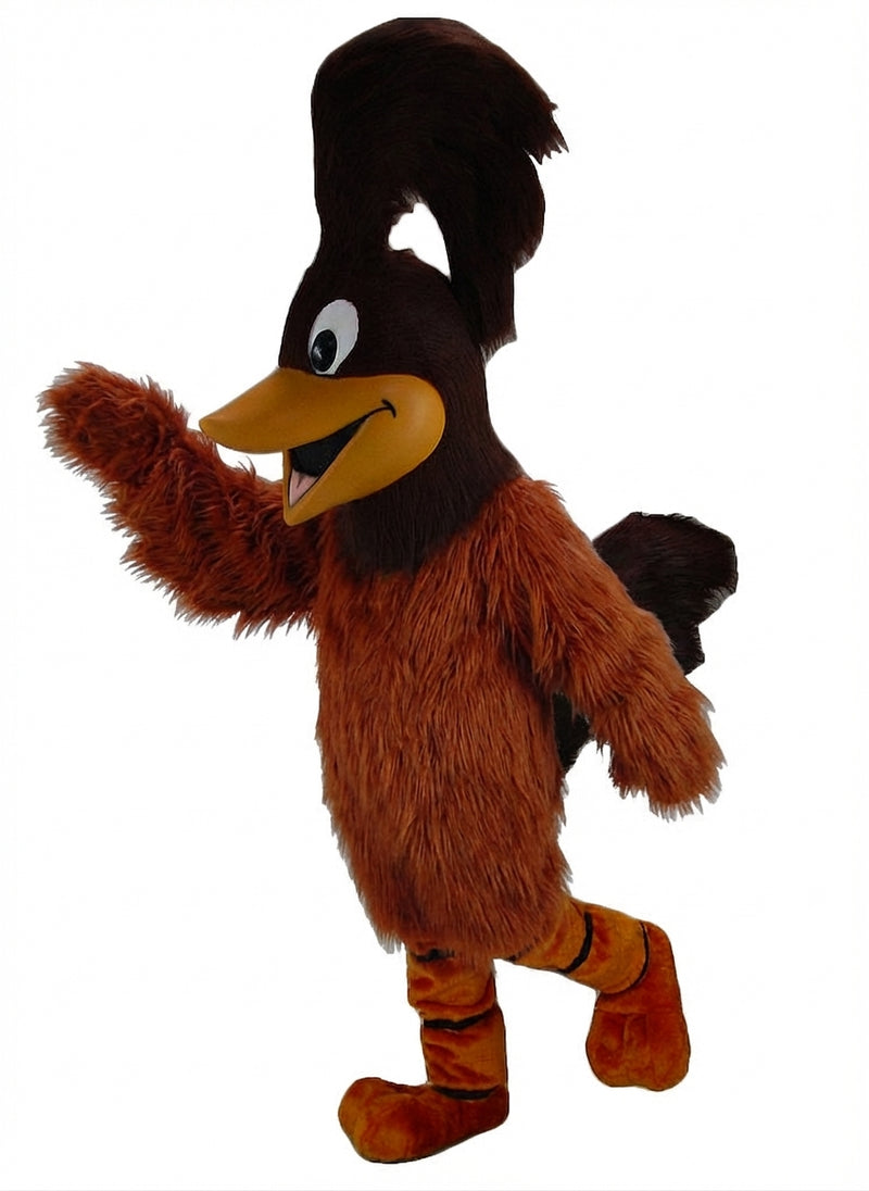 Roadrunner Mascot - Long fur / Rust mascot costume