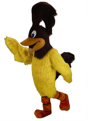 Roadrunner Mascot - Long fur / Yellow mascot costume