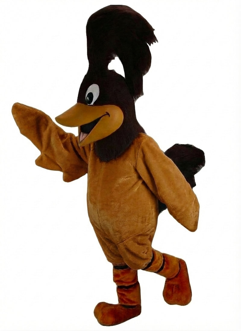 Roadrunner Mascot - Medium fur / Brown mascot costume