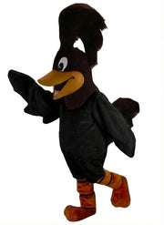 Roadrunner Mascot - Short fur / Black mascot costume