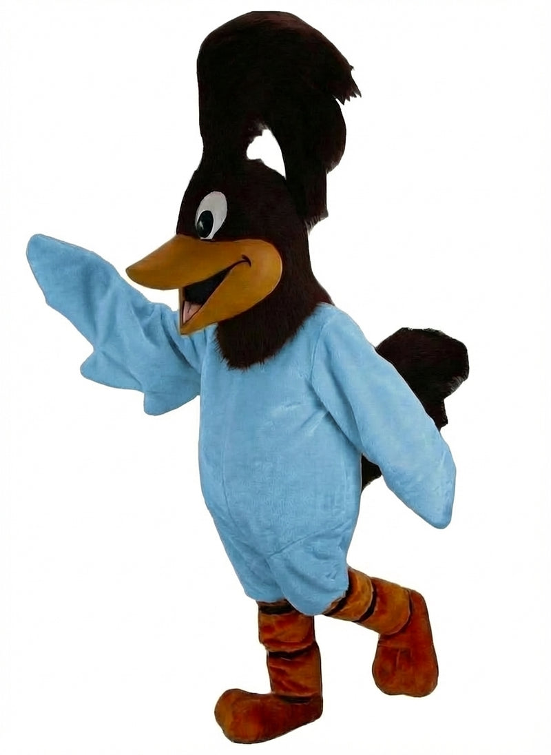 Roadrunner Mascot - Short fur / Light blue mascot costume