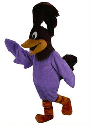 Roadrunner Mascot - Short fur / Purple mascot costume