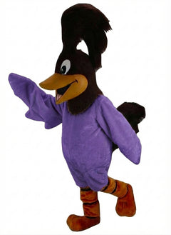Roadrunner Mascot - Short fur / Purple mascot costume