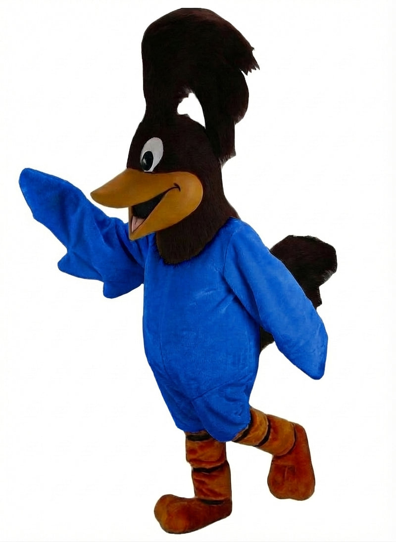 Roadrunner Mascot - Short fur / White mascot costume