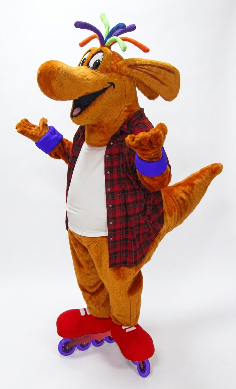 Roller Roo Mascot Costume - professional mascot costume from The Mascot Store