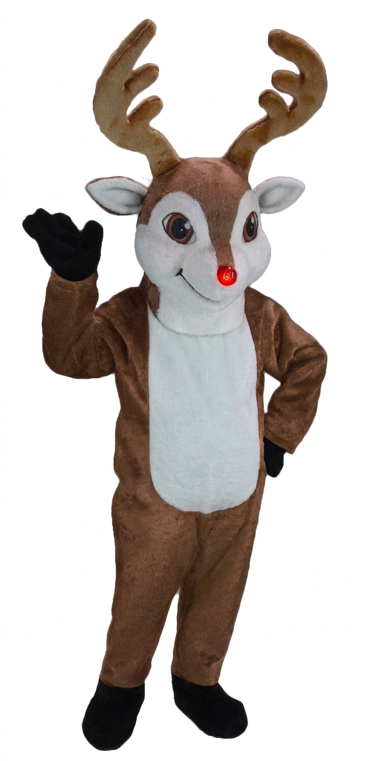 Rudolph Reindeer Costume - professional mascot costume from The Mascot Store