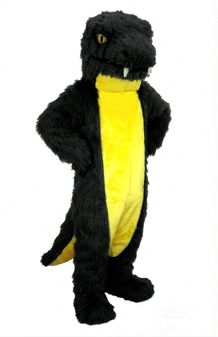 Snake Mascot (Thermolite) - Long fur / Black mascot costume