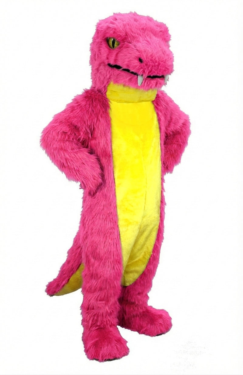 Snake Mascot (Thermolite) - Long fur / Bright Pink mascot costume