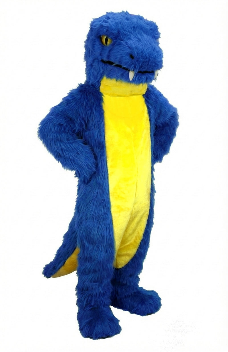 Snake Mascot (Thermolite) - Long fur / Royal Blue mascot costume