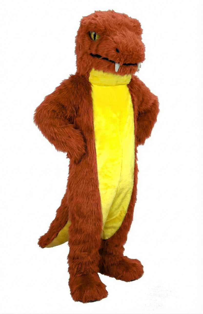 Snake Mascot (Thermolite) - Long fur / Rust mascot costume