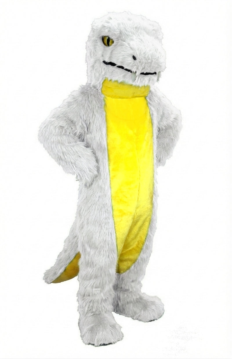 Snake Mascot (Thermolite) - Long fur / White mascot costume