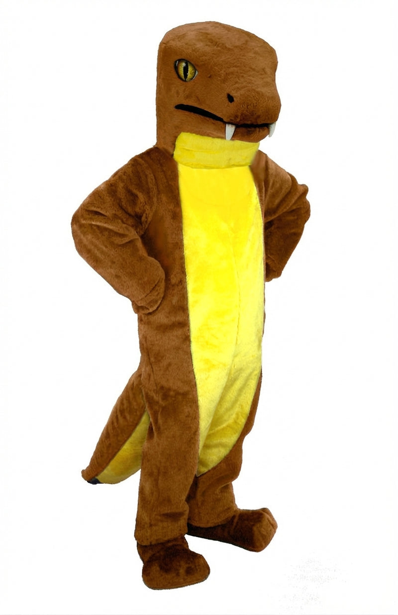 Snake Mascot (Thermolite) - Medium fur / Brown mascot costume