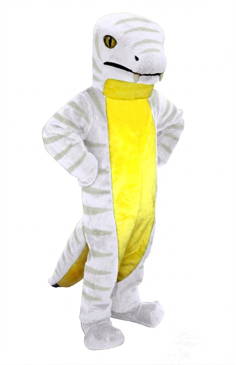Snake Mascot (Thermolite) - Short fur / Albino Tiger mascot costume