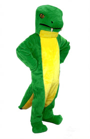 Snake Mascot (Thermolite) - Short fur / Green mascot costume