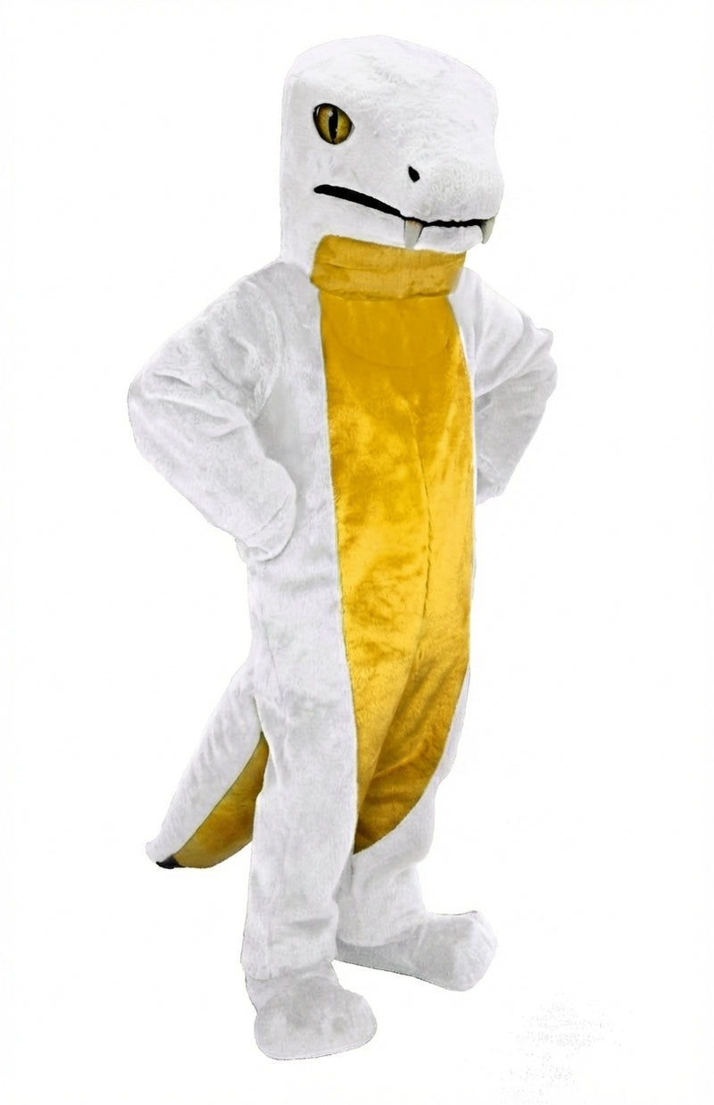 Snake Mascot (Thermolite) - Short fur / White mascot costume